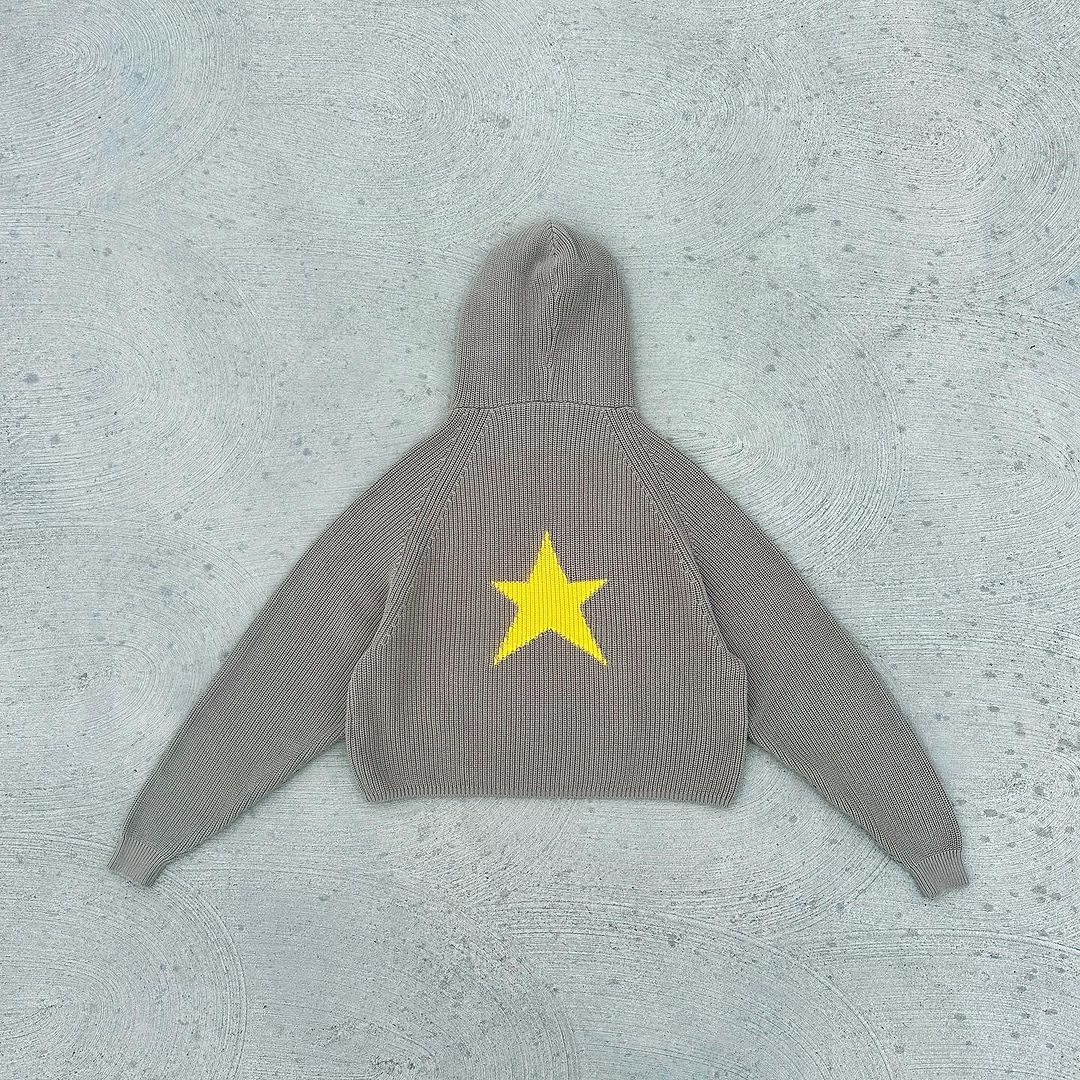 Star Knit Hoodie