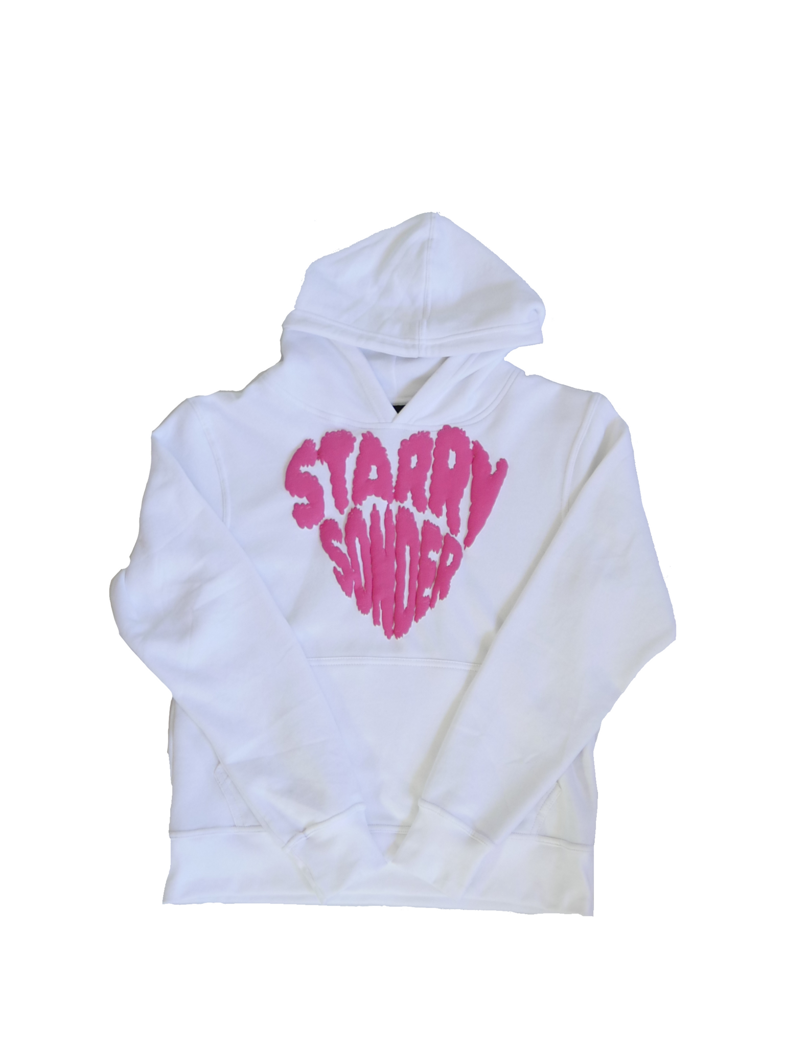 Heart Hoodie in White