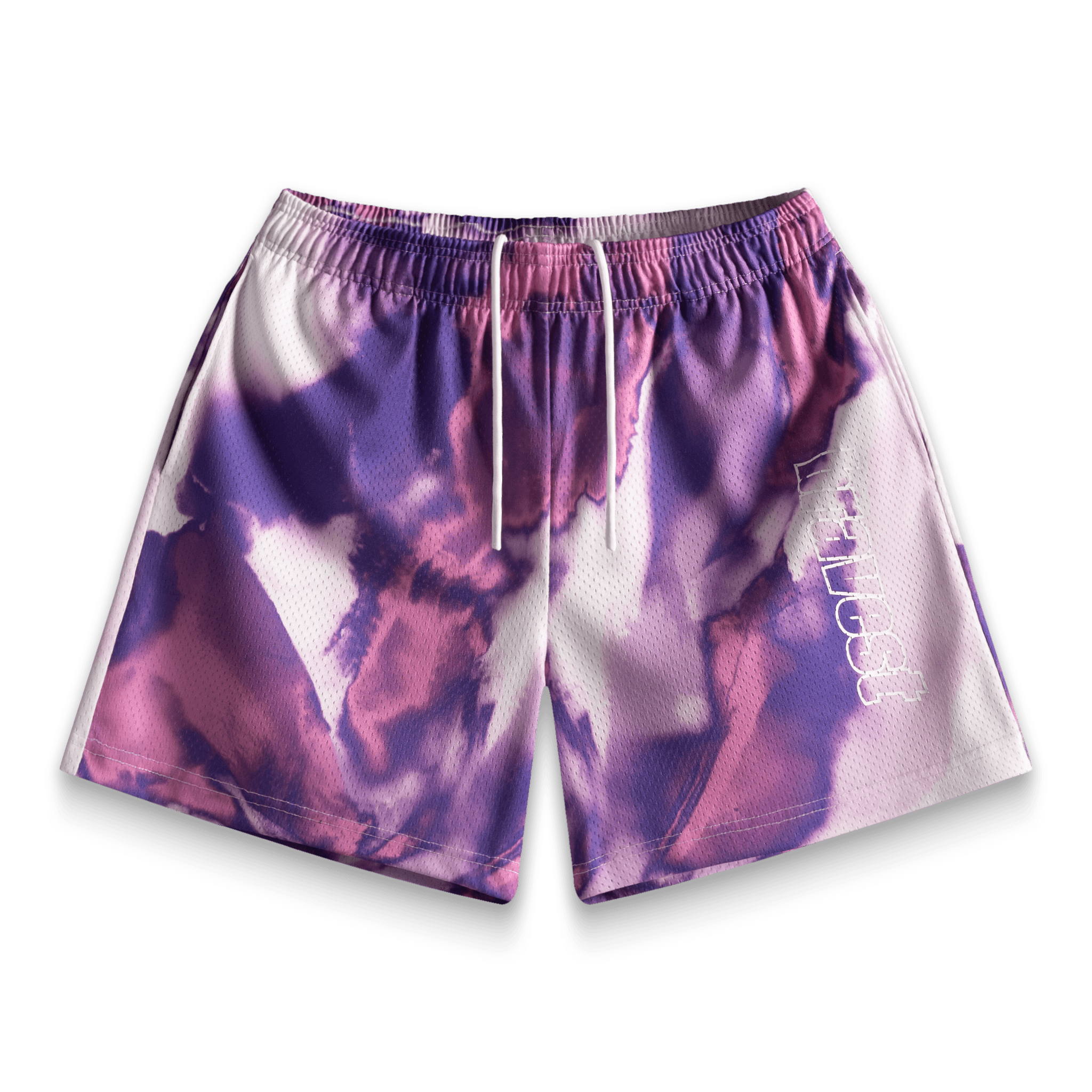 Purple Abstract Shorts - BYNXPurple Abstract Shorts