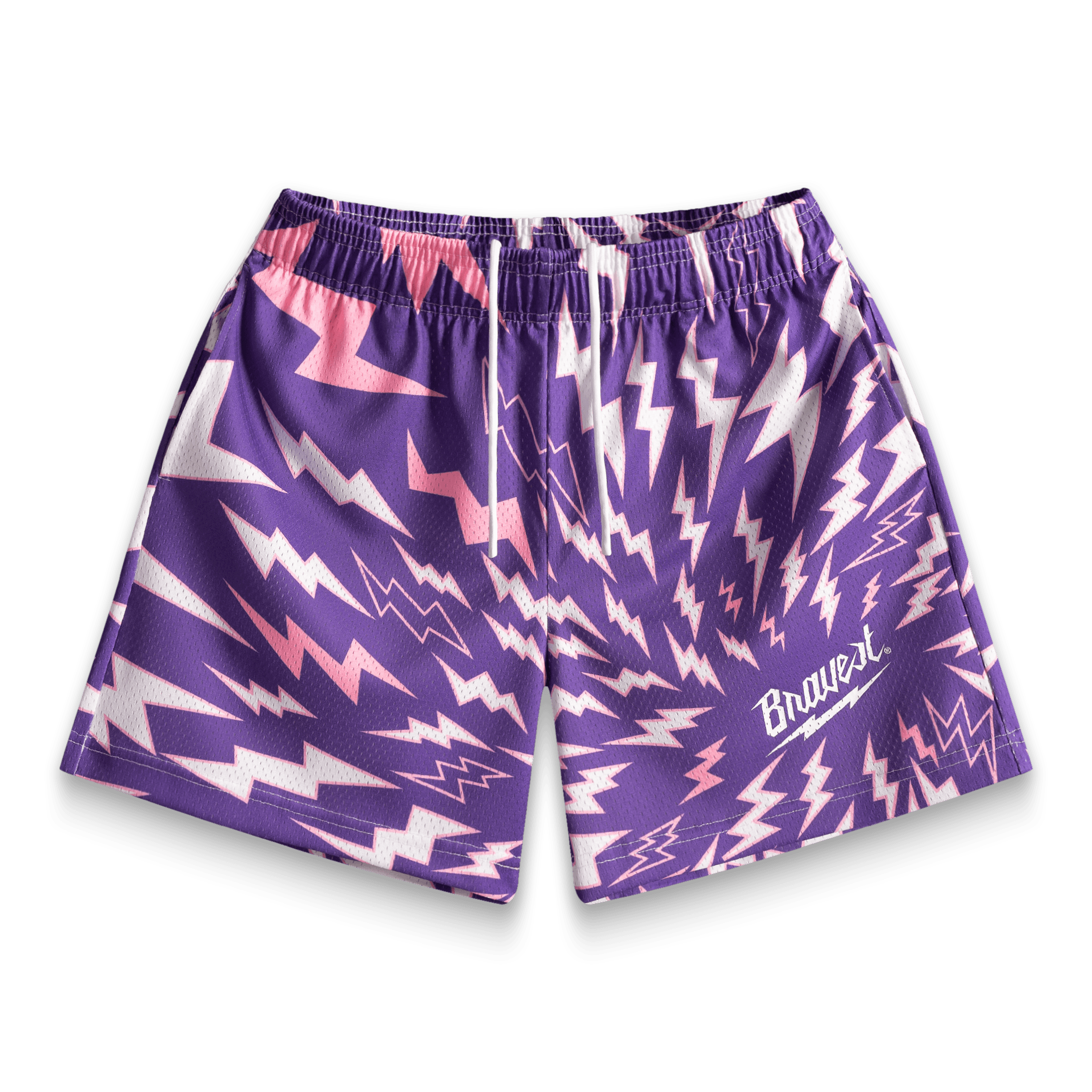 Purple Lightning Shorts - BYNXPurple Lightning Shorts