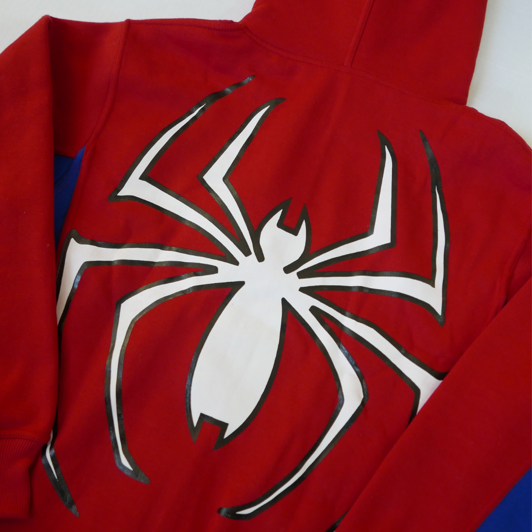 Spider Full-Zip in Red and Blue