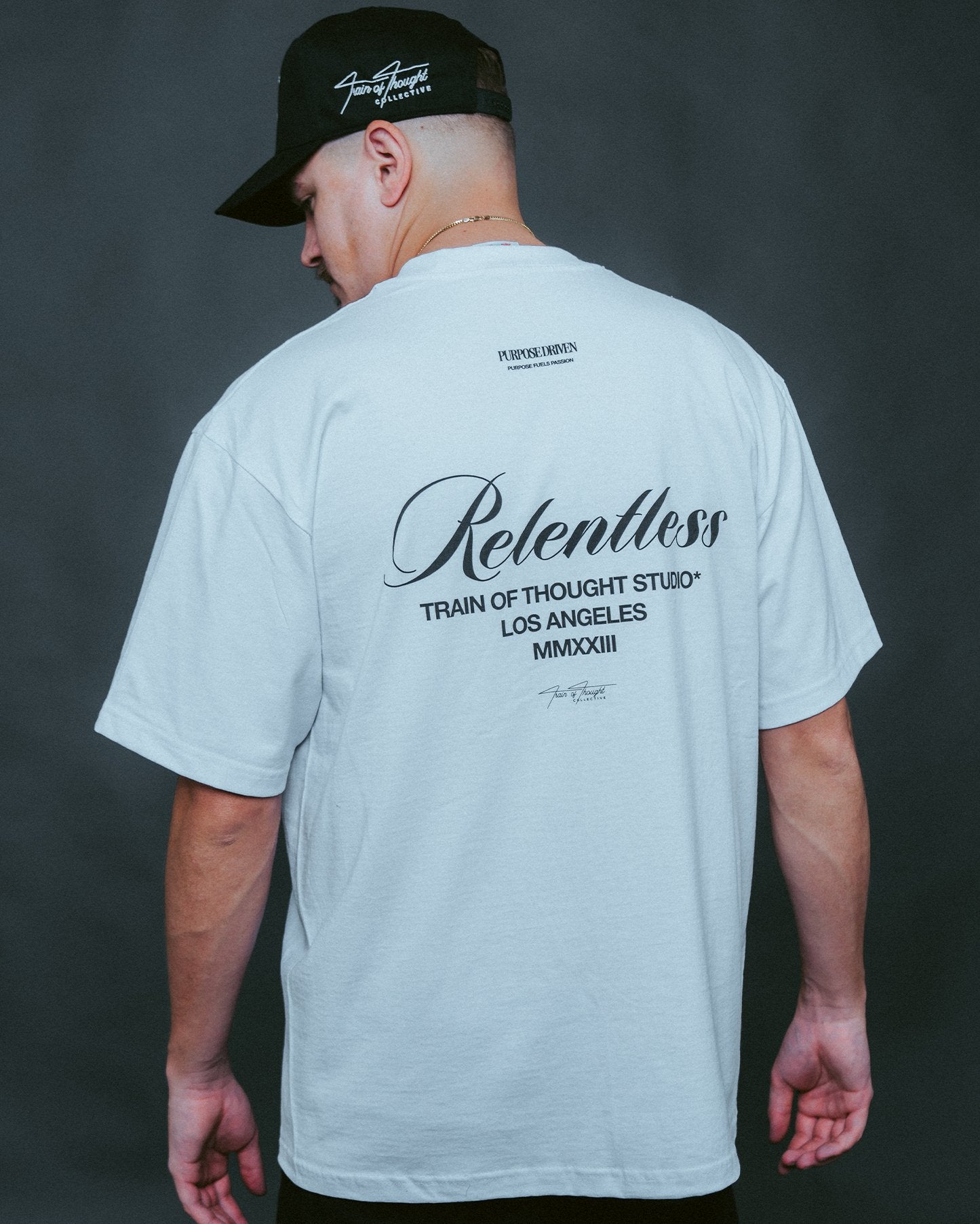 Relentless White Tee