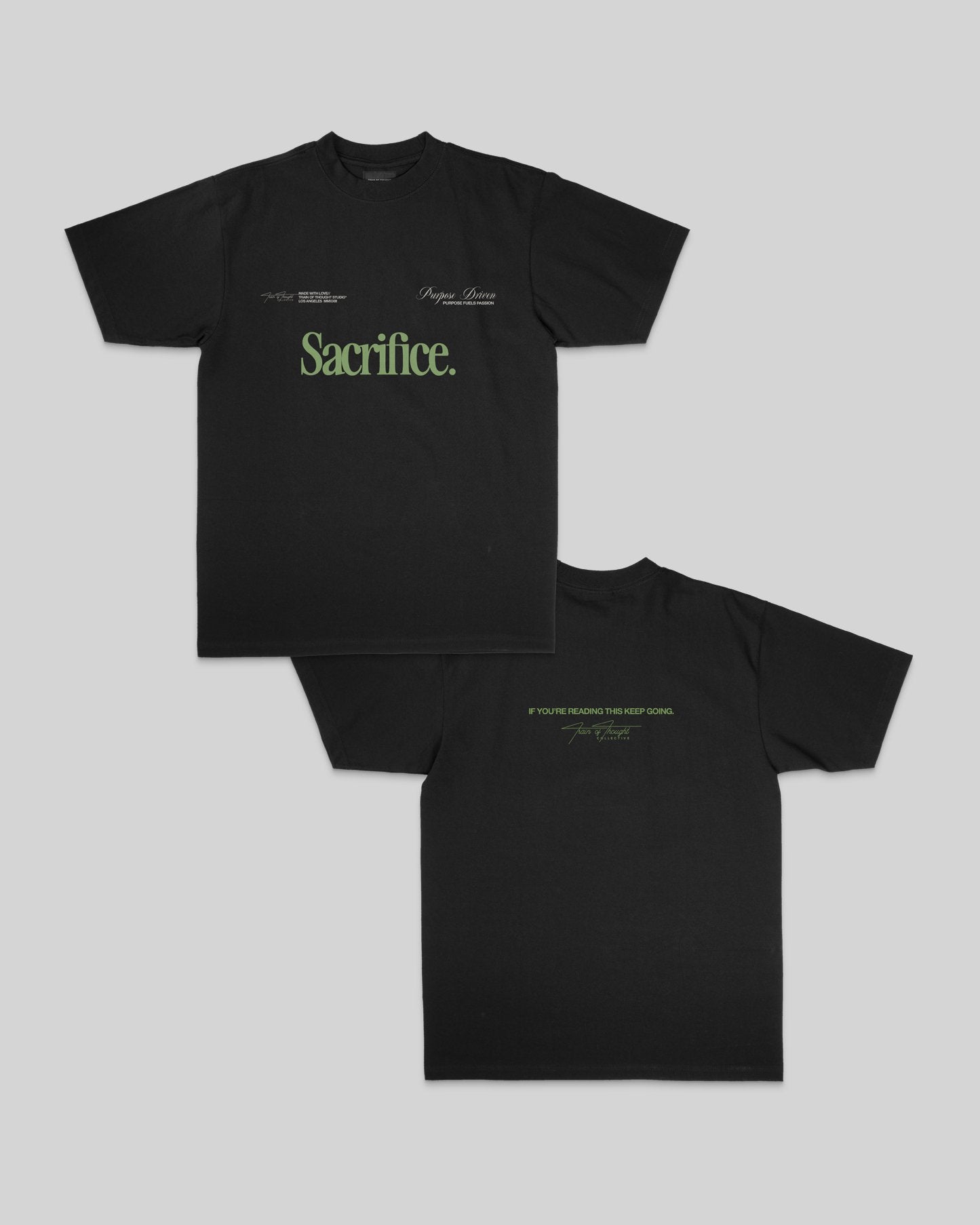 Sacrifice Black Tee