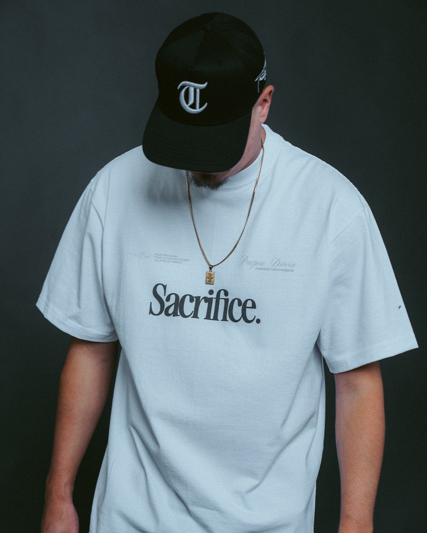 Sacrifice White Tee