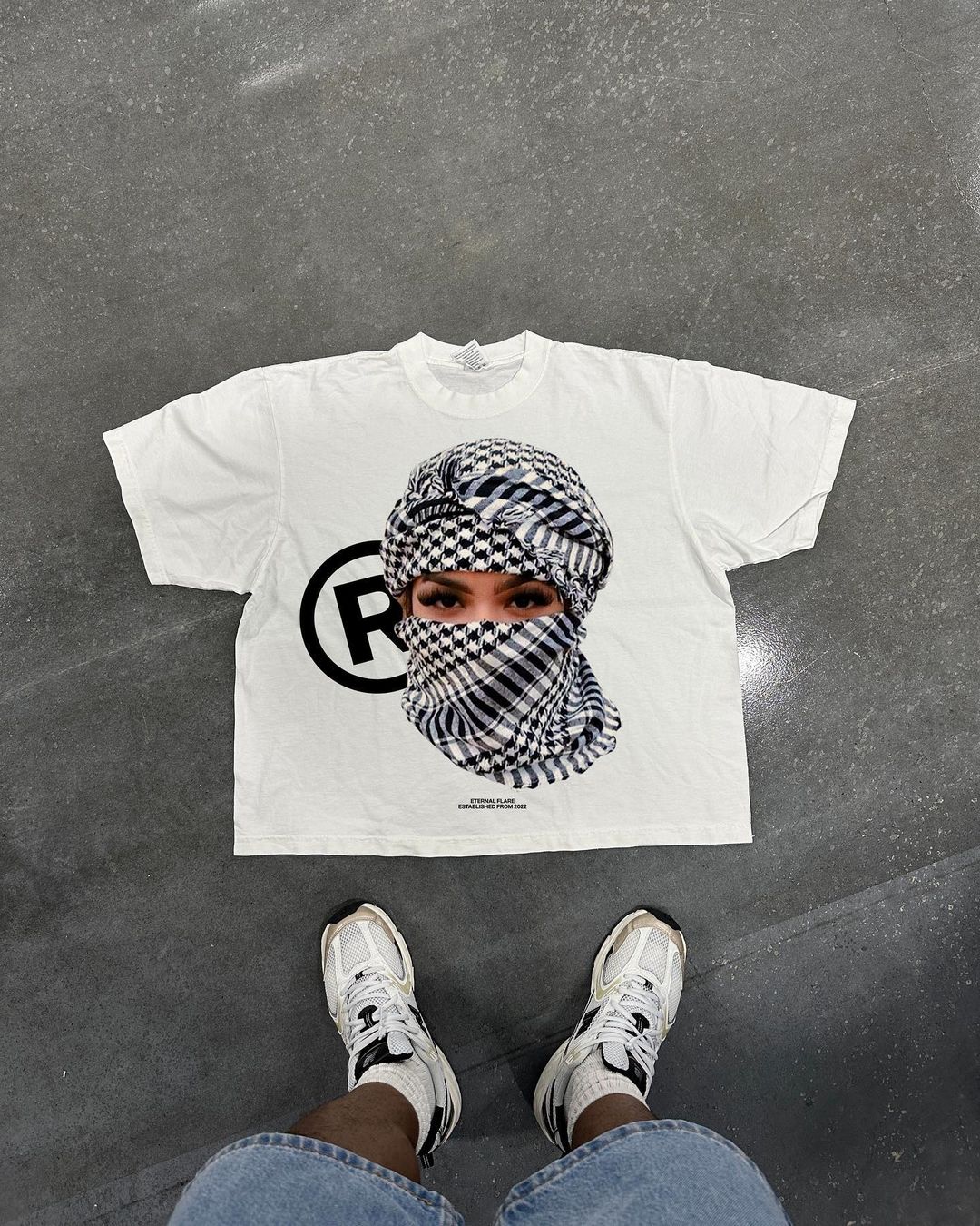 SCARF TEE - BYNXSCARF TEE