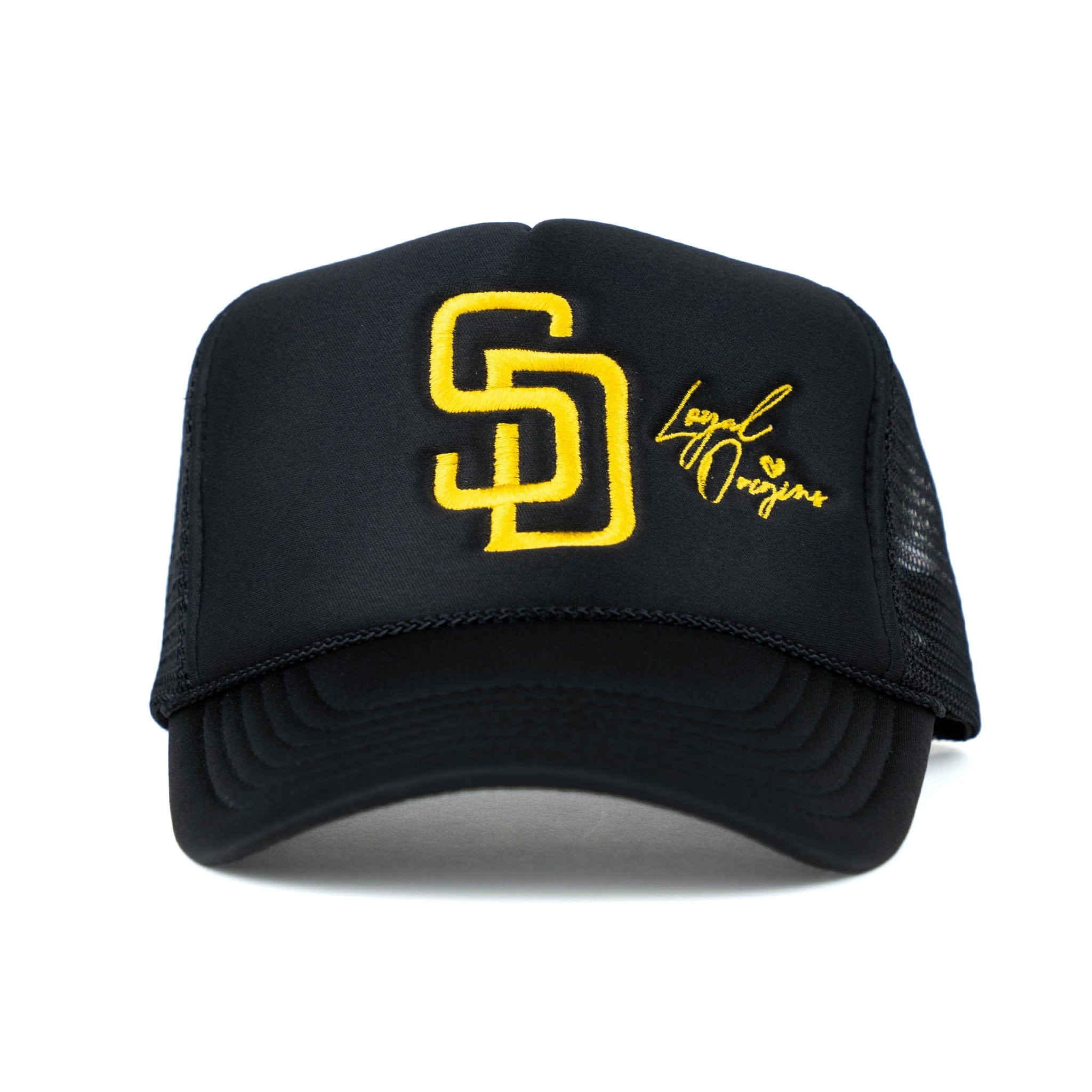 SD Signature Trucker in Black - Off Brand ApparelSD Signature Trucker in Black