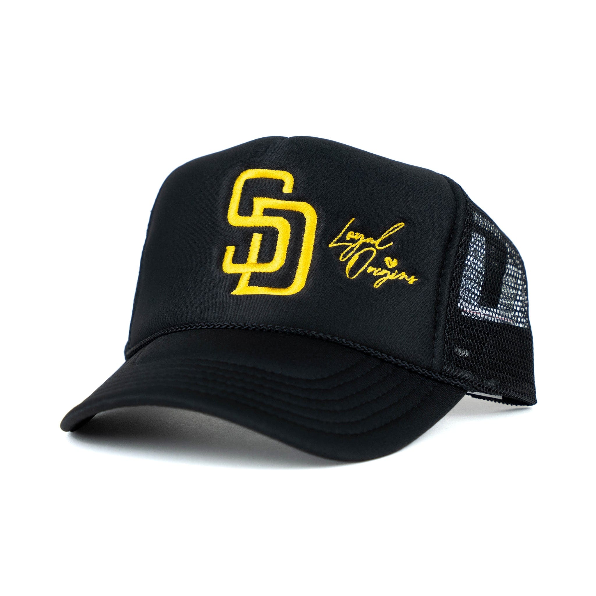 SD Signature Trucker in Black - Off Brand ApparelSD Signature Trucker in Black