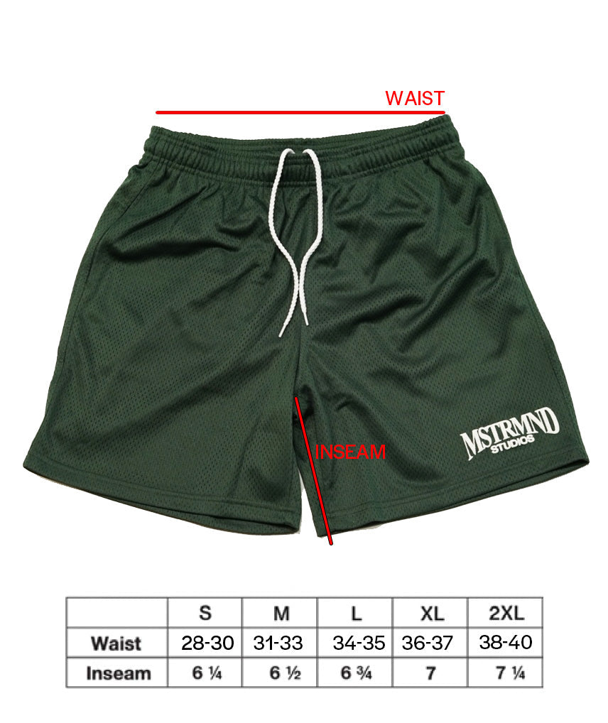 Mesh Shorts- Emerald Green