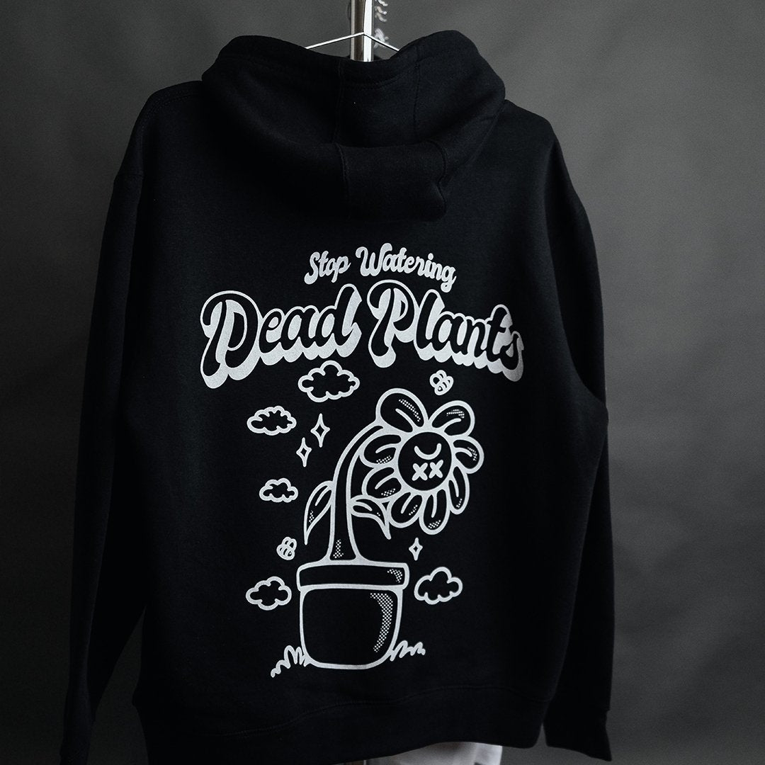 Stop Watering Dead Plants V3 Black Tee