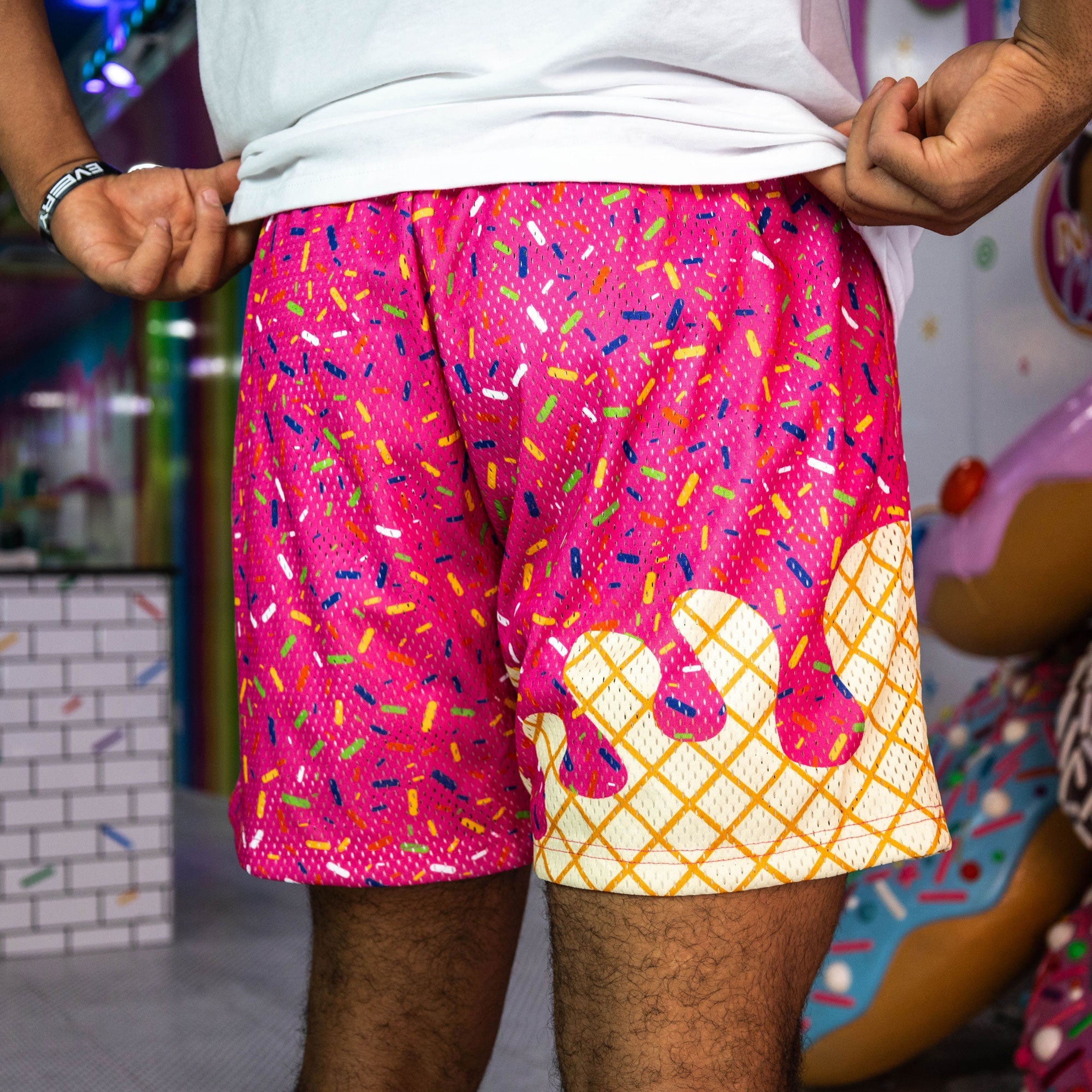 Ice Cream Shorts - Strawberry