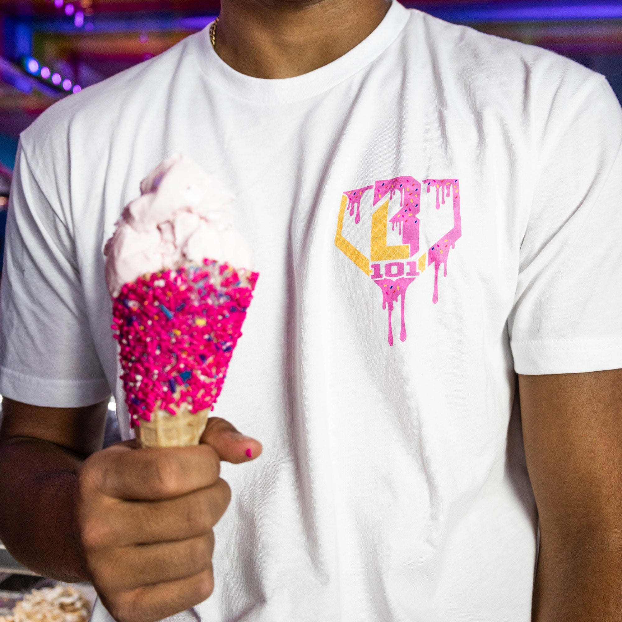 Ice Cream Tee - Strawberry