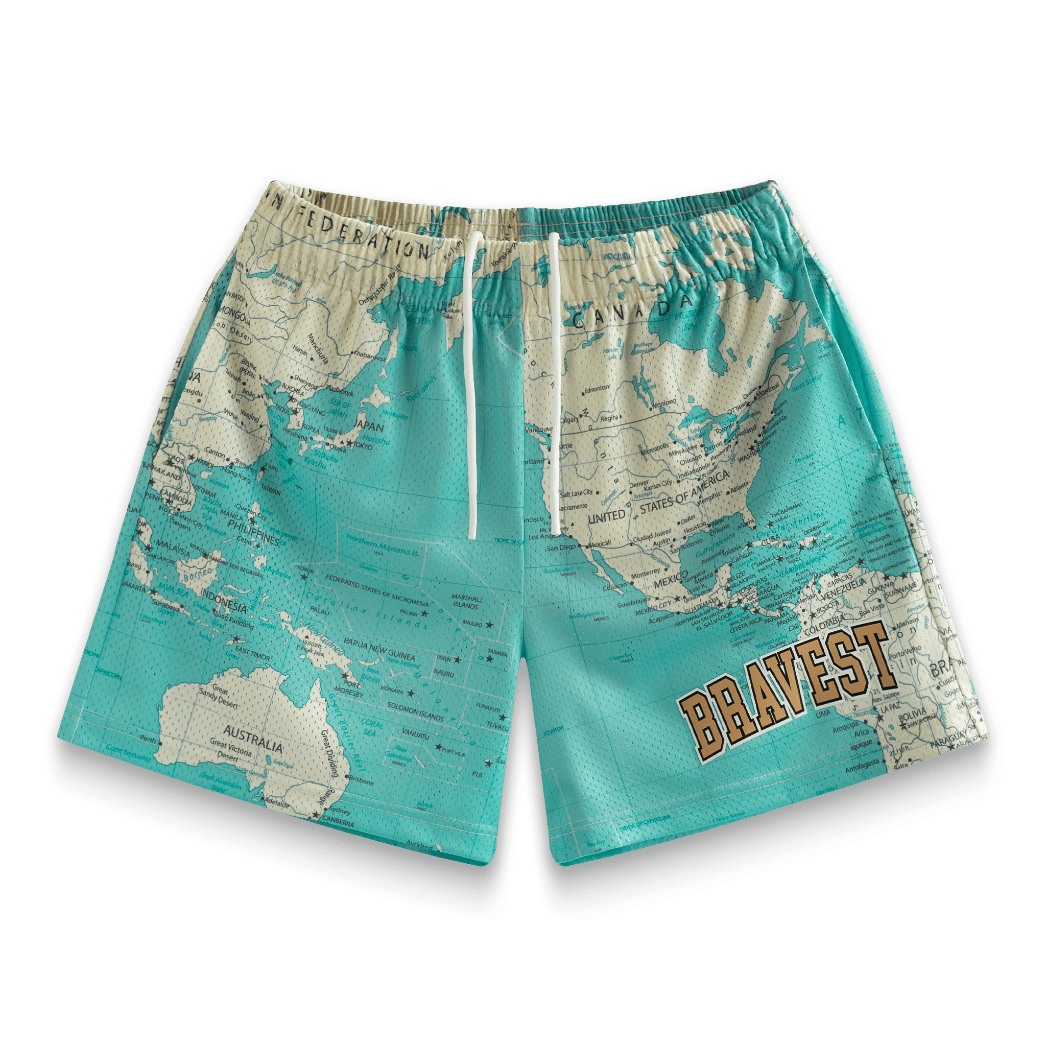 Teal Atlas Shorts - BYNXTeal Atlas Shorts