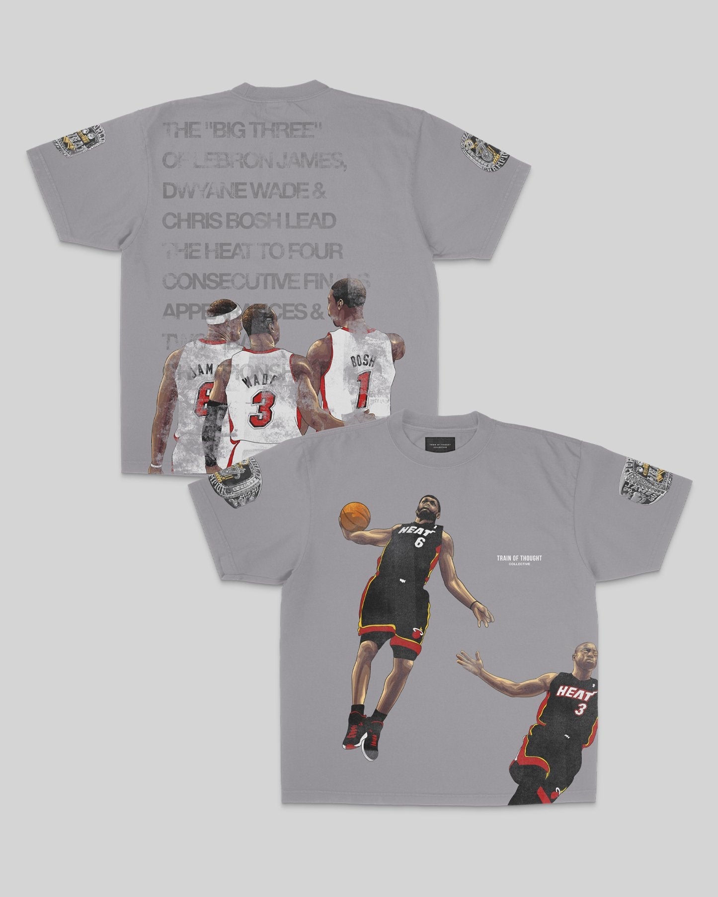 The Big 3 Oversized Cement Tee *Collectors Edition*