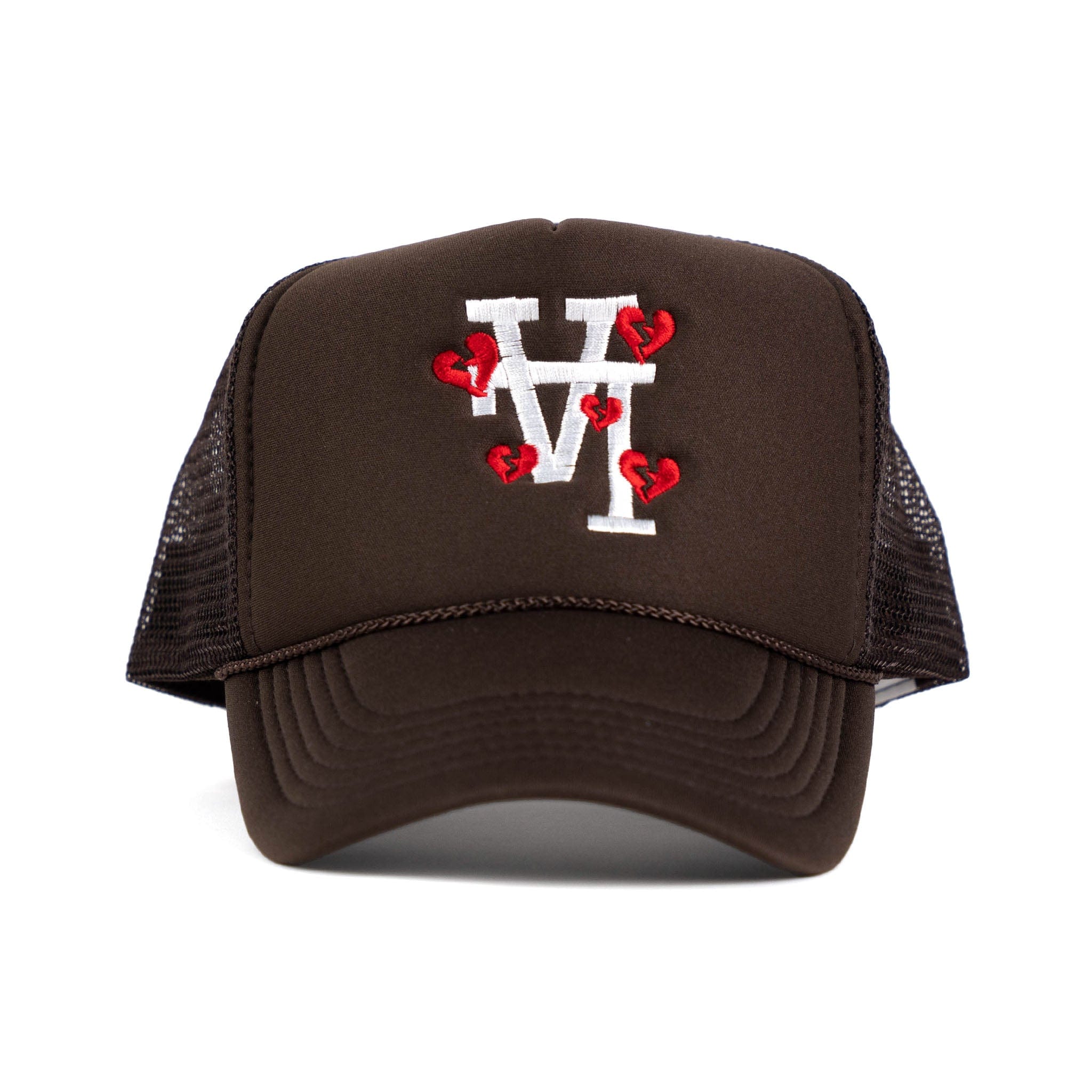 UPSIDE-DOWN LA Trucker in 'MOCHA' Brown - Off Brand ApparelUPSIDE-DOWN LA Trucker in 'MOCHA' Brown