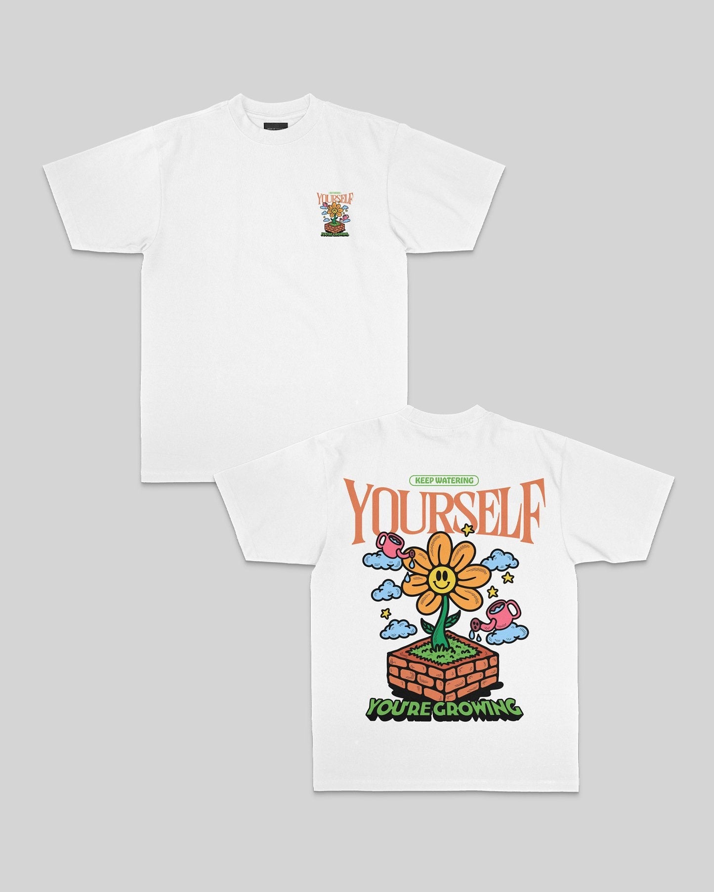 Water Yourself White Tee