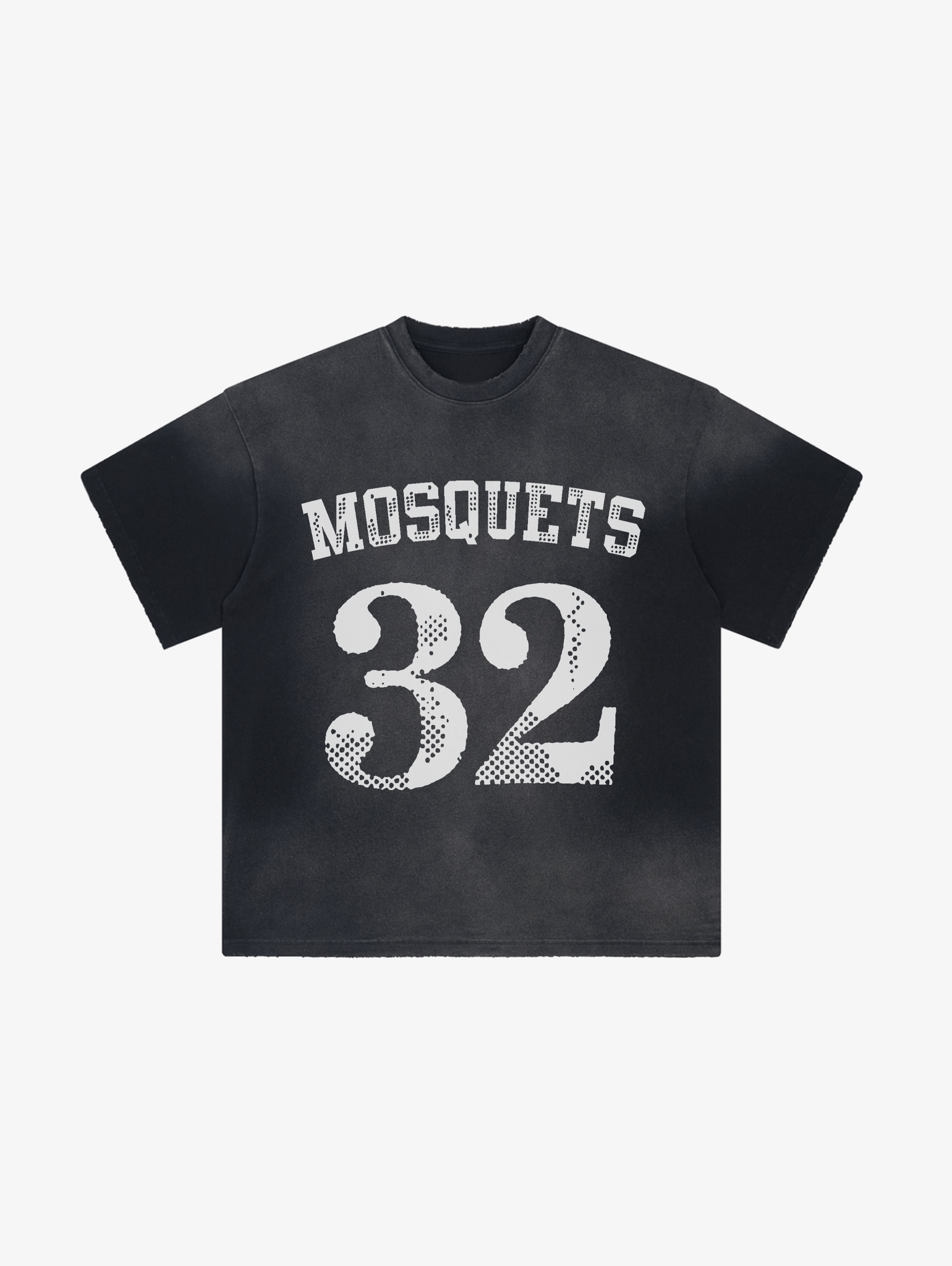 BLACK SUNFADED T-SHIRT "32"